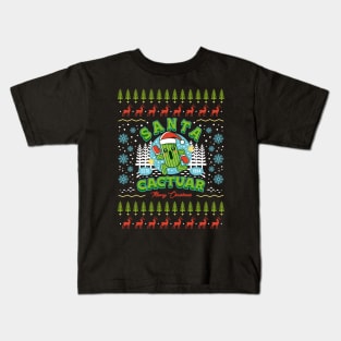 Santa Cactuar Christmas Kids T-Shirt
